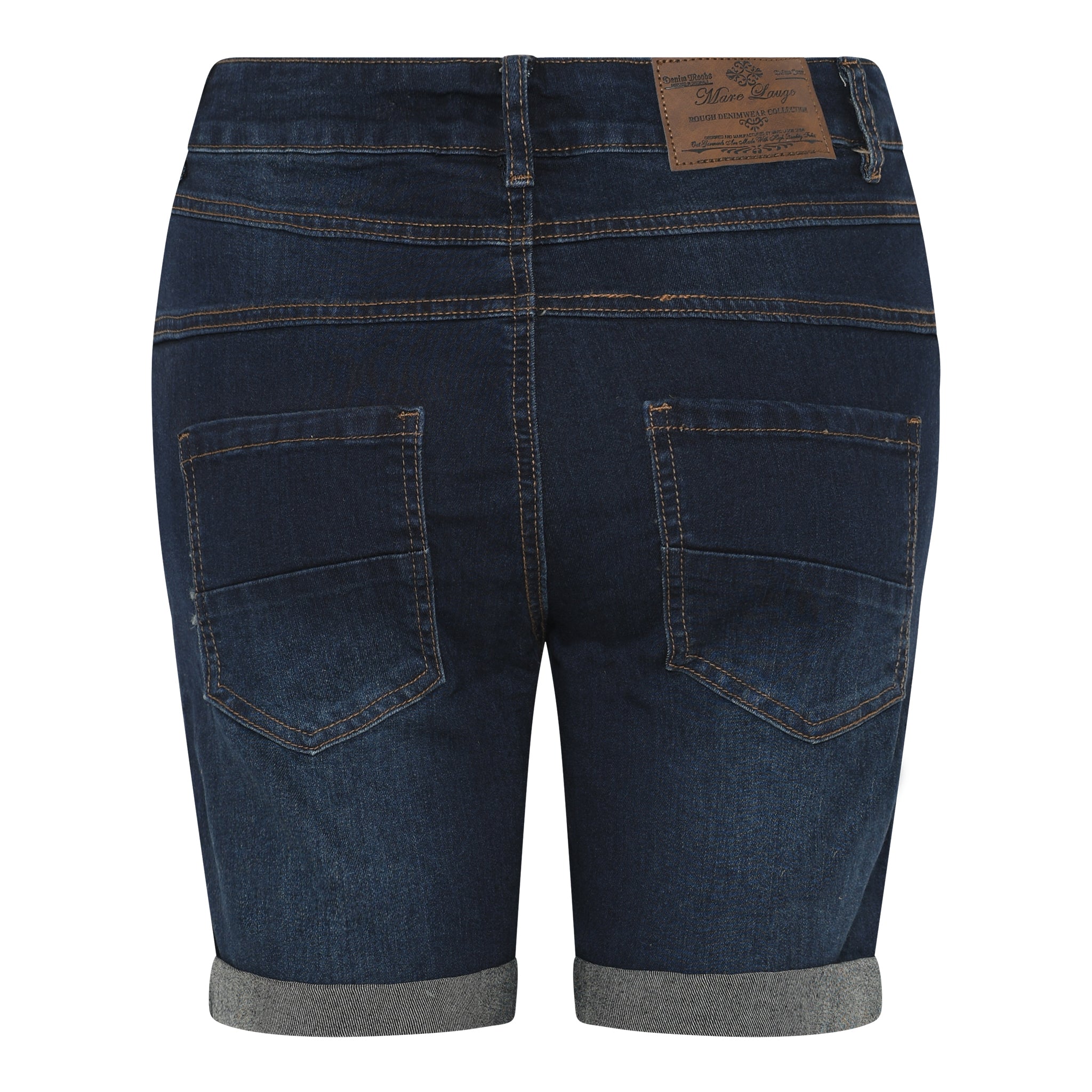MARC LAUGE ITALY SHORTS DENIM SHORTS/SKIRT 9896 DARK BLUE USED