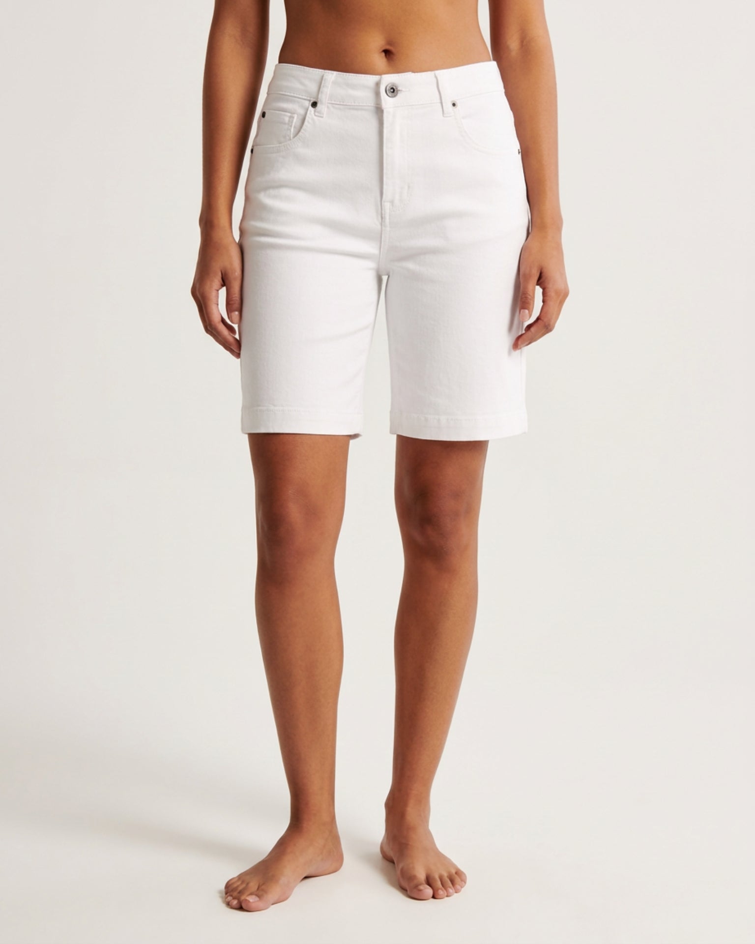 MARC LAUGE JACK TWILL SHORTS SHORTS/SKIRT 10 WHITE