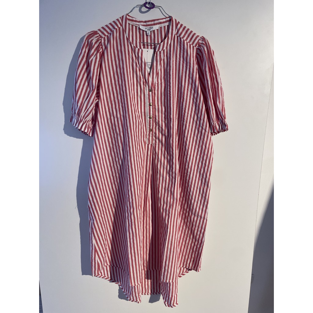 MAPP JAY SUMMER STRIPE DRESS DRESS/JUMPSUIT 330 RED