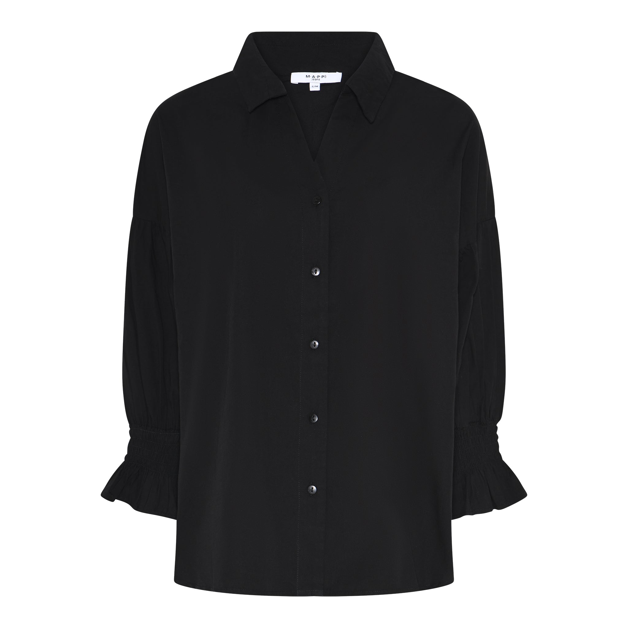 M JEANS JOLLY MAY SHIRT BLOUSE/SHIRT 80 BLACK