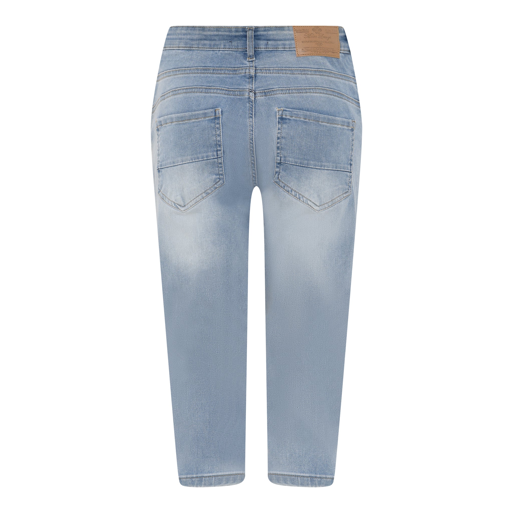 MARC LAUGE JONES PIRAT DENIM JEANS PANTS 3/4 9196 LIGHT BLUE USED