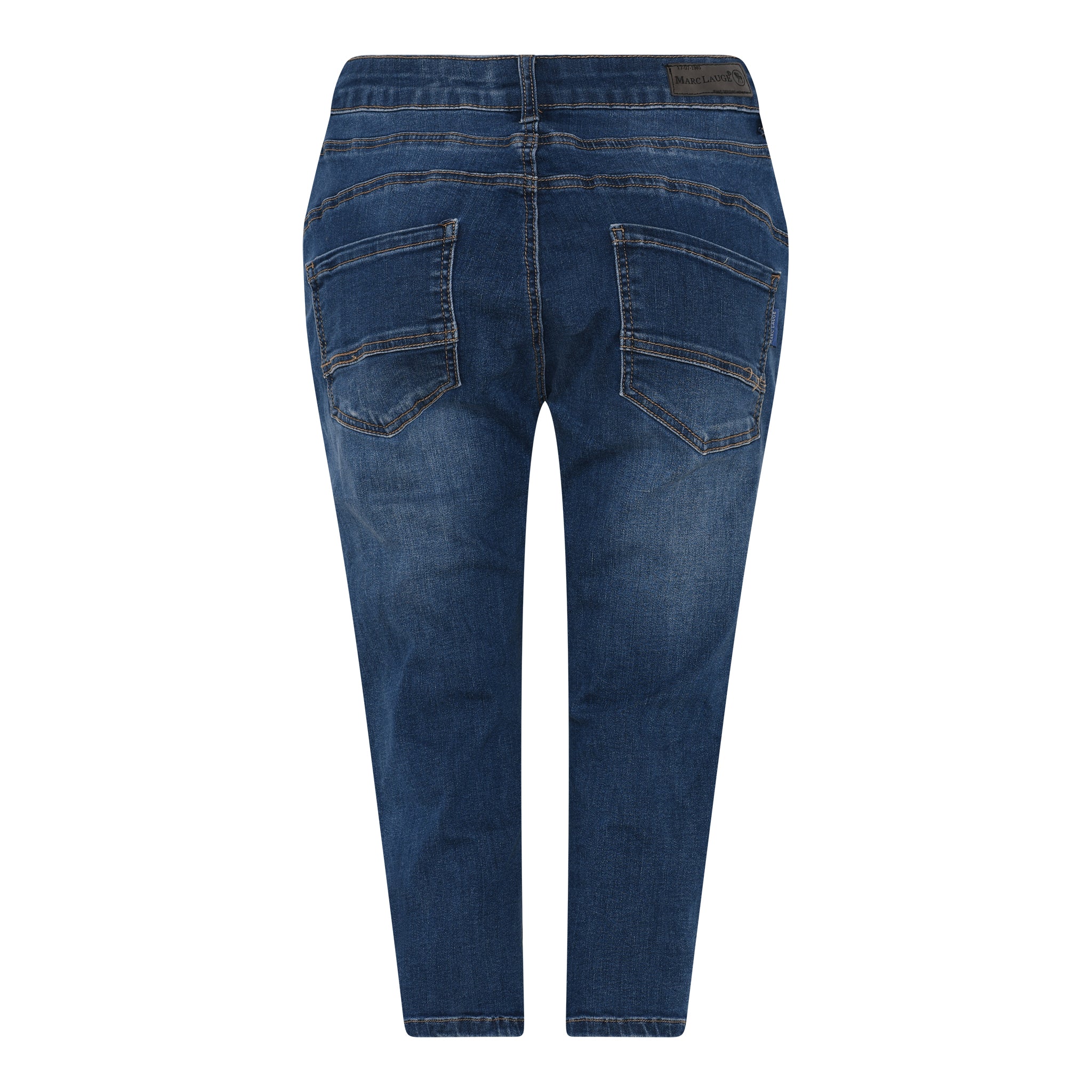 MARC LAUGE JONES PIRAT DENIM JEANS PANTS 3/4 9696 BLUE DENIM USED