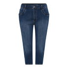 MARC LAUGE JONES PIRAT DENIM JEANS PANTS 3/4 9696 BLUE DENIM USED