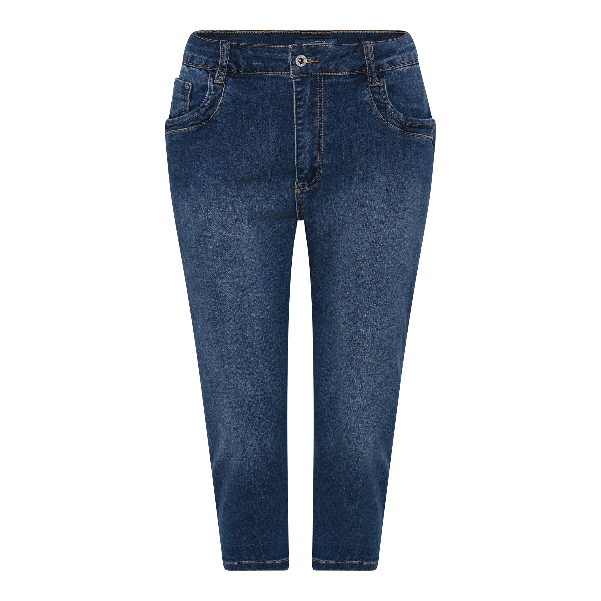 MARC LAUGE JONES PIRAT DENIM JEANS PANTS 3/4 9696 BLUE DENIM USED