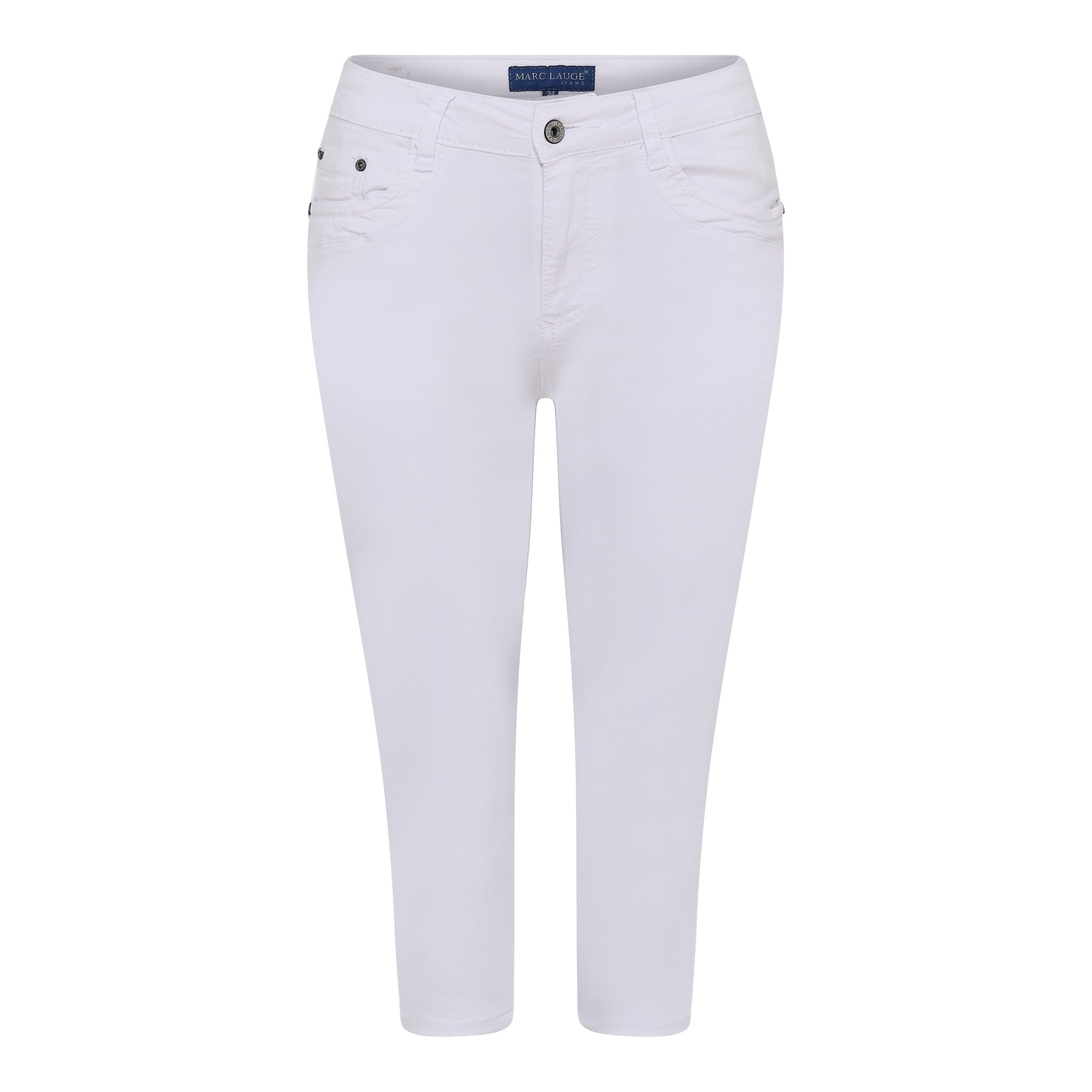 MARC LAUGE JONES PIRAT TWILL JEANS PANTS 3/4 10 WHITE