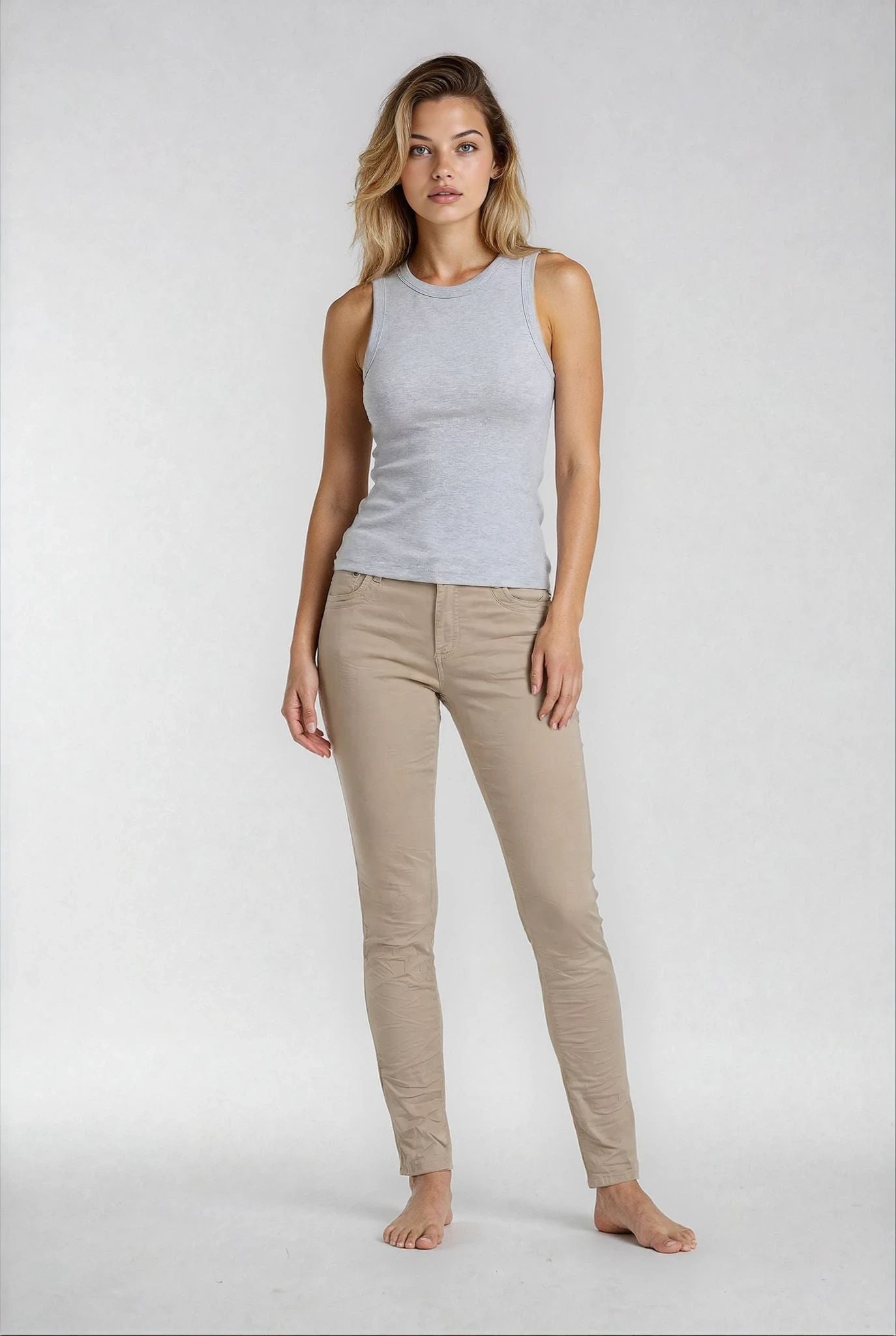 MARC LAUGE JONES TWILL JEANS DENIM/TWILL 27 SAND