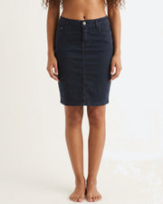 MARC LAUGE JONES TWILL SKIRT SHORTS/SKIRT 104 NAVY