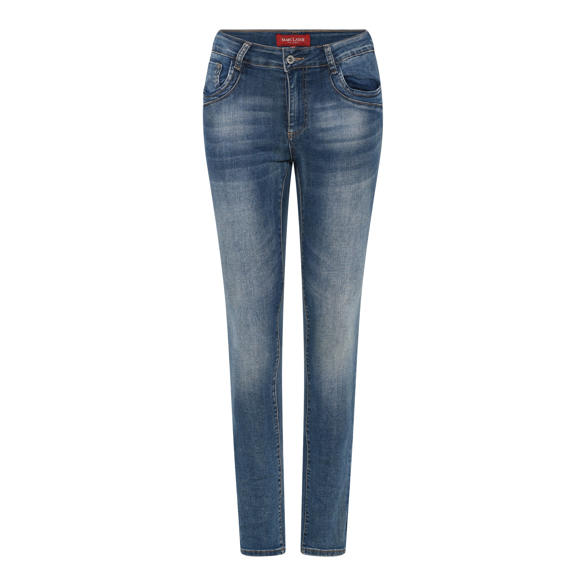 MARC LAUGE Jones Slim Fit Jeans DENIM/TWILL 939699 CLASSIC BLUE USED