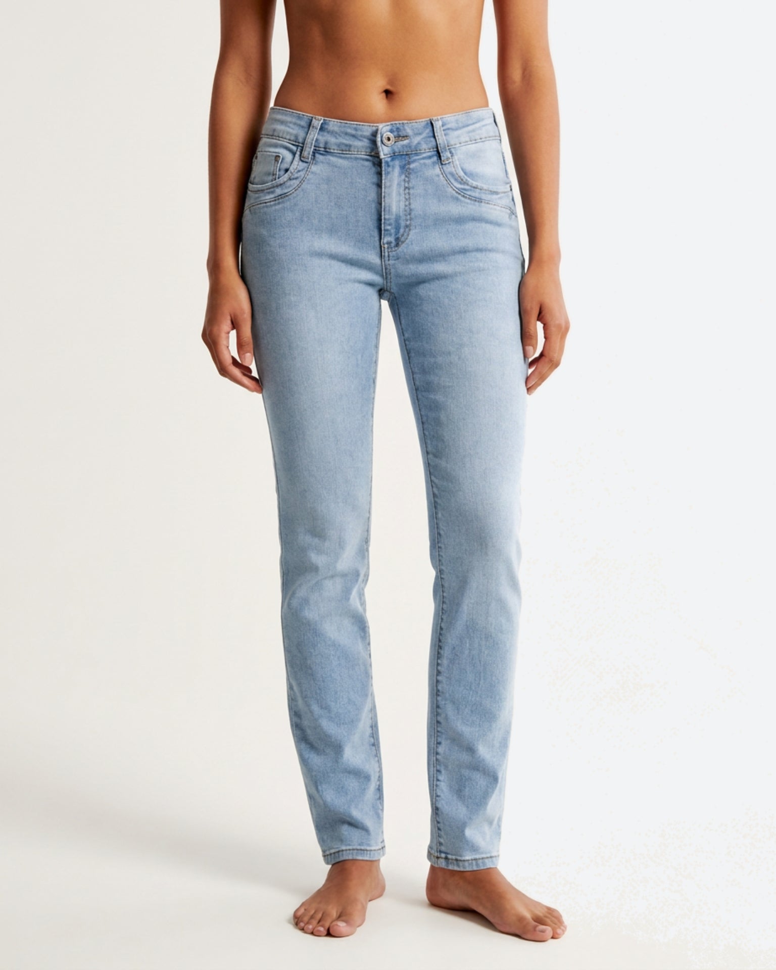 MARC LAUGE Jones Slim Fit Stretch Denim Jeans | Marc Lauge DENIM/TWILL 8996 LIGHT BLUE USED