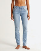 MARC LAUGE Jones Slim Fit Stretch Denim Jeans | Marc Lauge DENIM/TWILL 8996 LIGHT BLUE USED