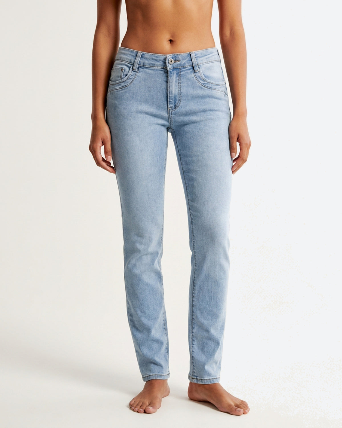 MARC LAUGE Jones Slim Fit Stretch Denim Jeans | Marc Lauge DENIM/TWILL 8996 LIGHT BLUE USED