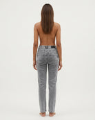 MARC LAUGE Jones Slim Fit Stretch Denim Jeans | Marc Lauge DENIM/TWILL 579699 GREY USED DENIM