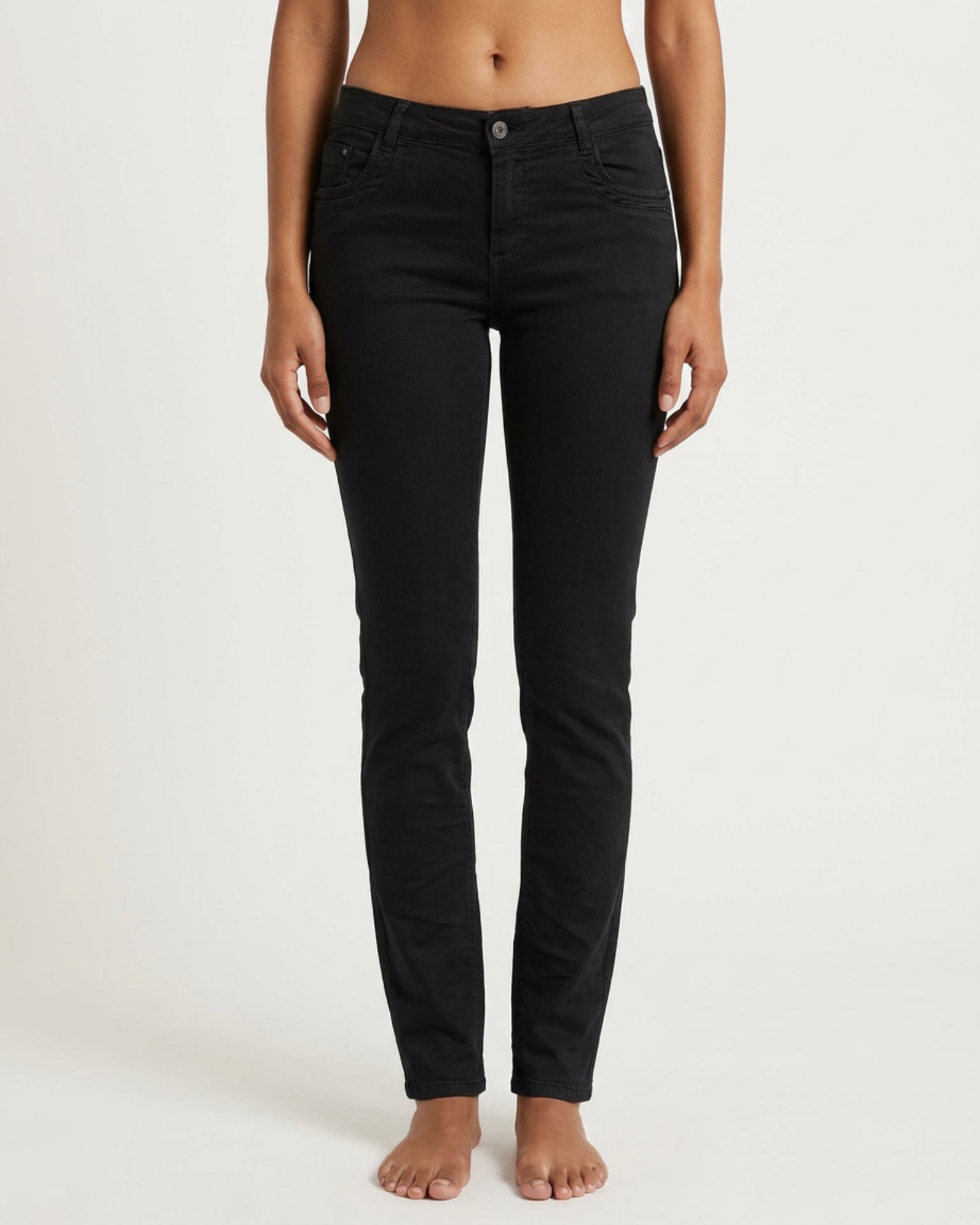 MARC LAUGE Jones Slim Fit Twill Jeans | Marc Lauge DENIM/TWILL 80 BLACK