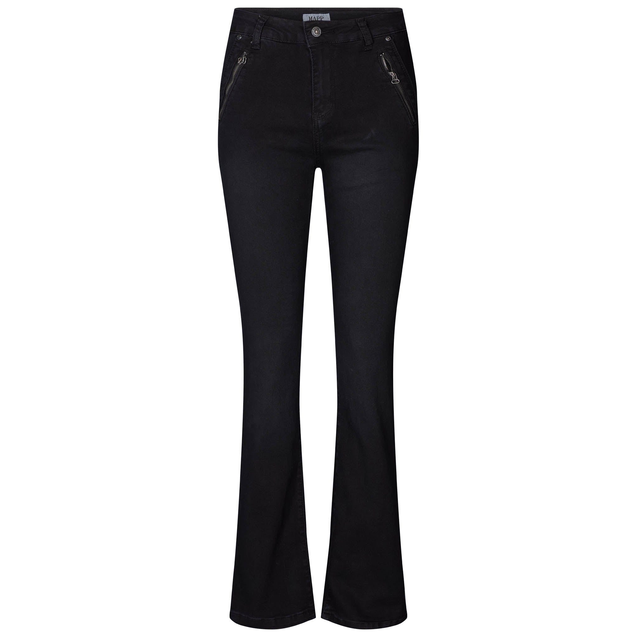 MAPP KATY BOOTCUT DENIM JEANS DENIM/TWILL 81 BLACK DENIM