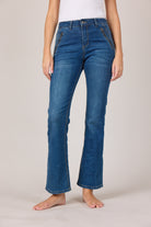 MAPP KATY BOOTCUT DENIM JEANS DENIM/TWILL 939699 CLASSIC BLUE USED