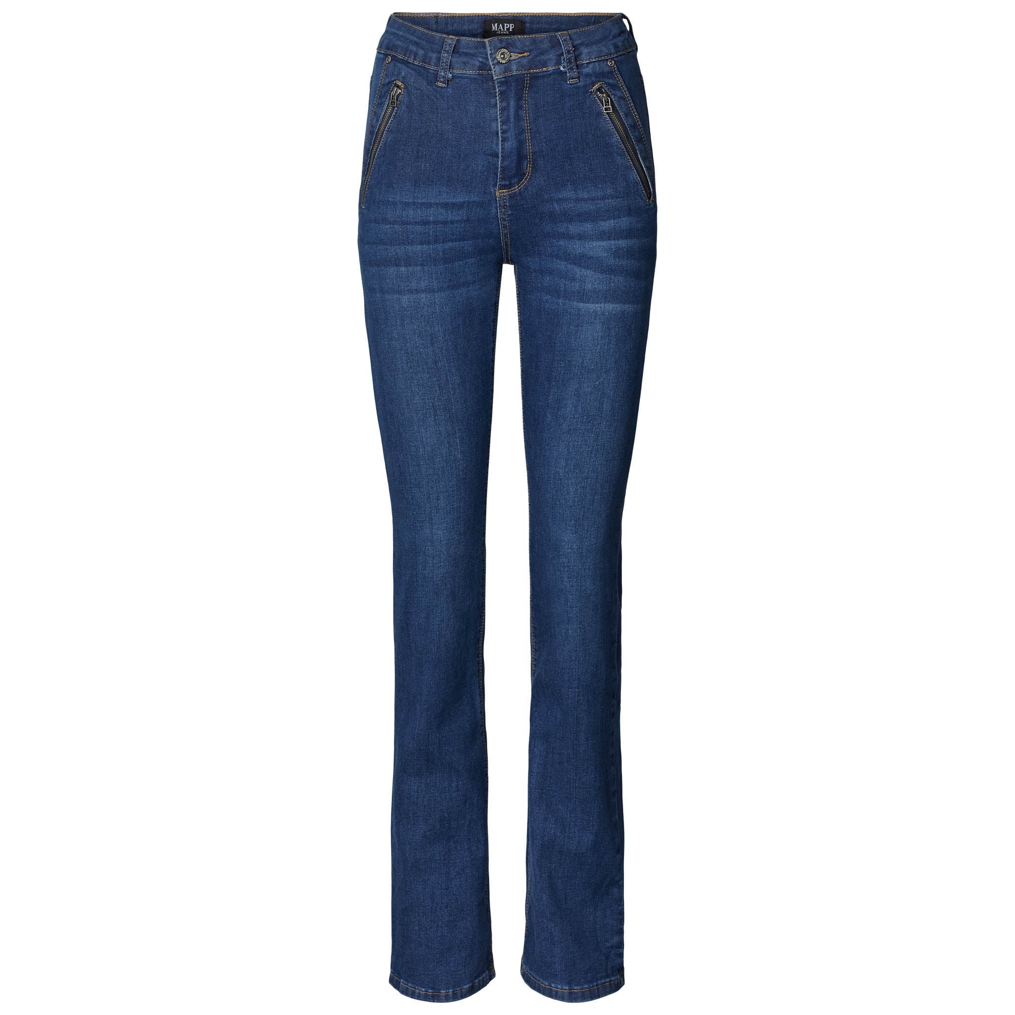 MAPP KATY BOOTCUT DENIM JEANS DENIM/TWILL 969699 DARK BLUE USED