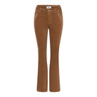 MAPP KATY BOOTCUT VELVET SWEATS/VELOUR 129 CHOCOLATE