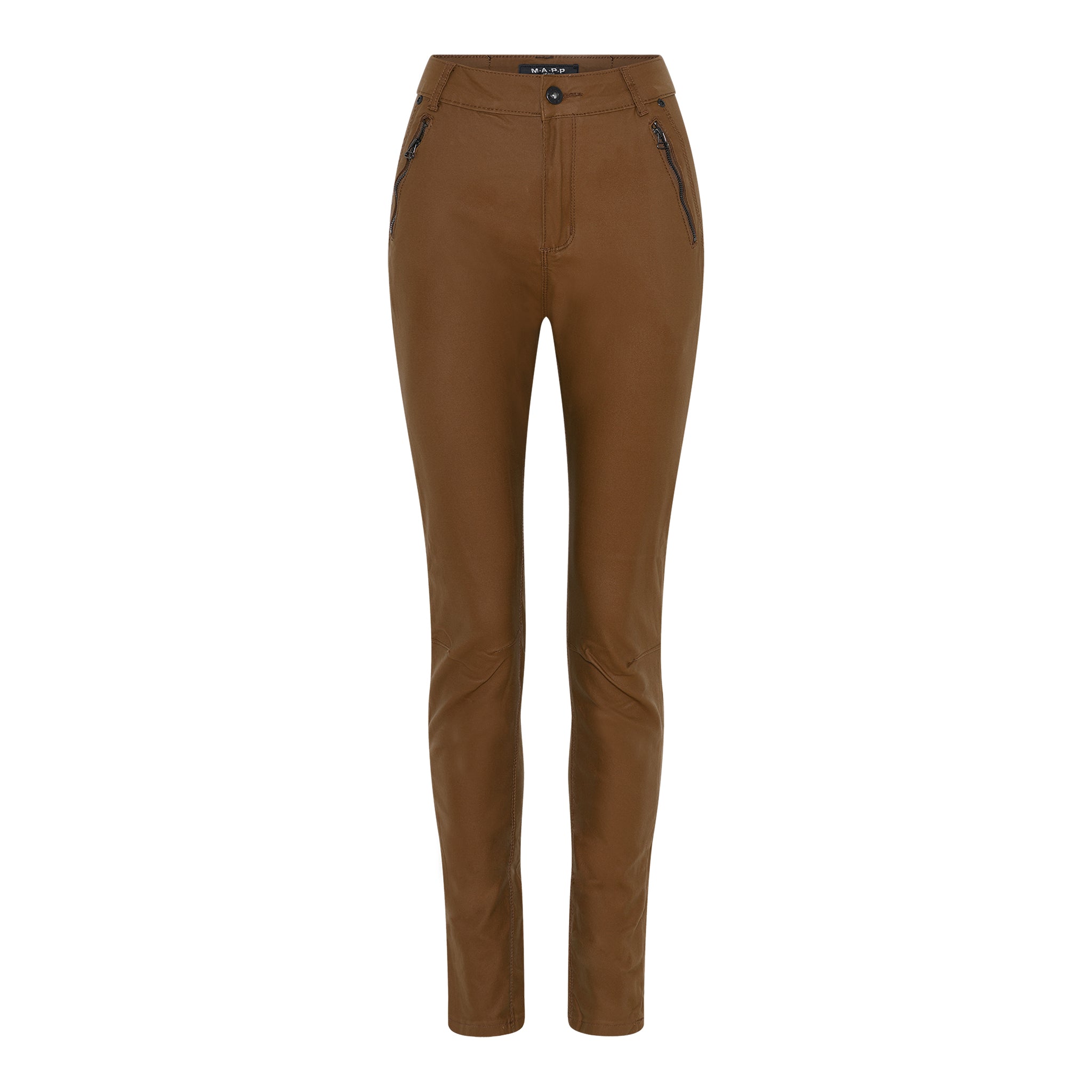MAPP KATY COATED JEANS COATED 137 TOBACCO