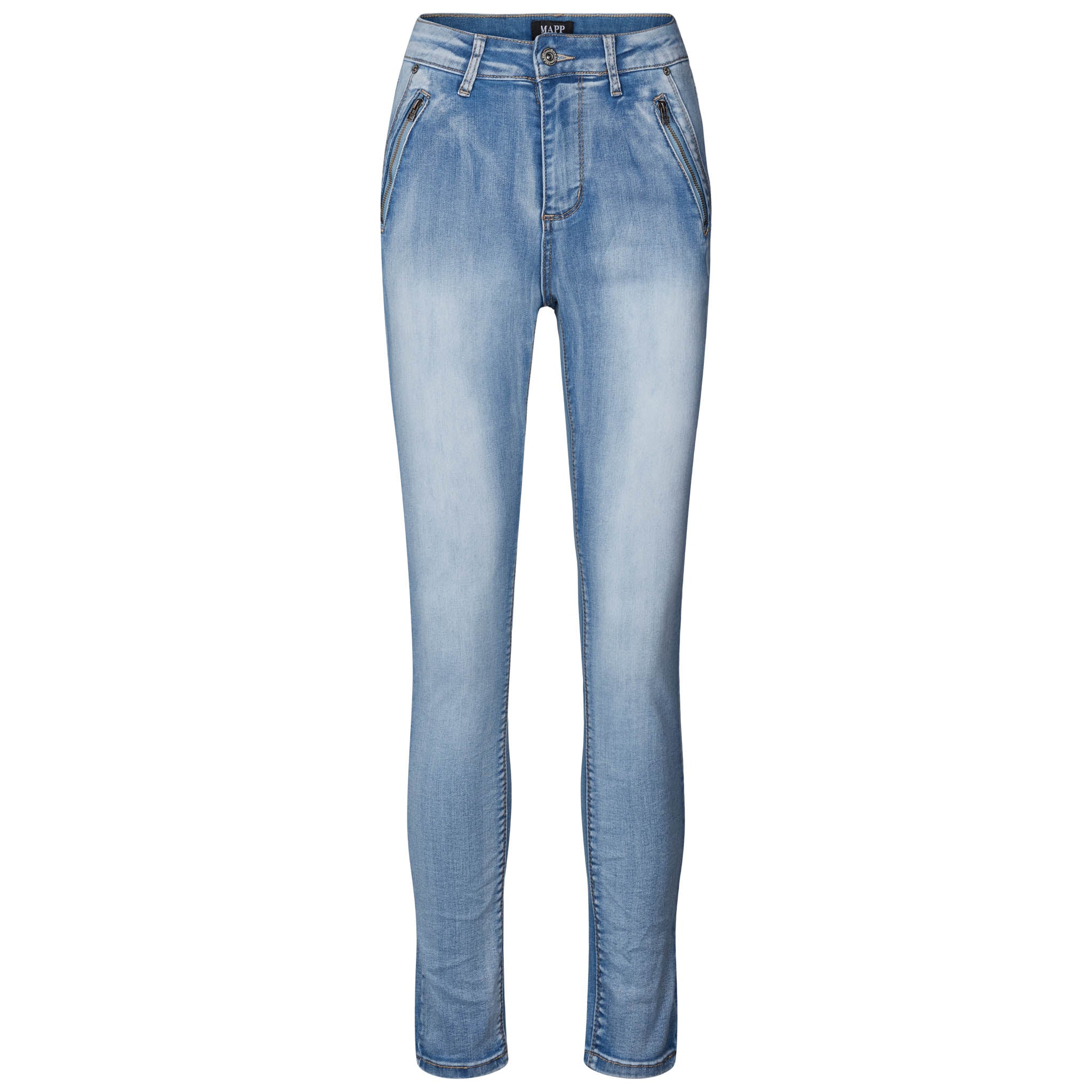 MAPP KATY DENIM JEANS DENIM/TWILL 9196 LIGHT BLUE USED