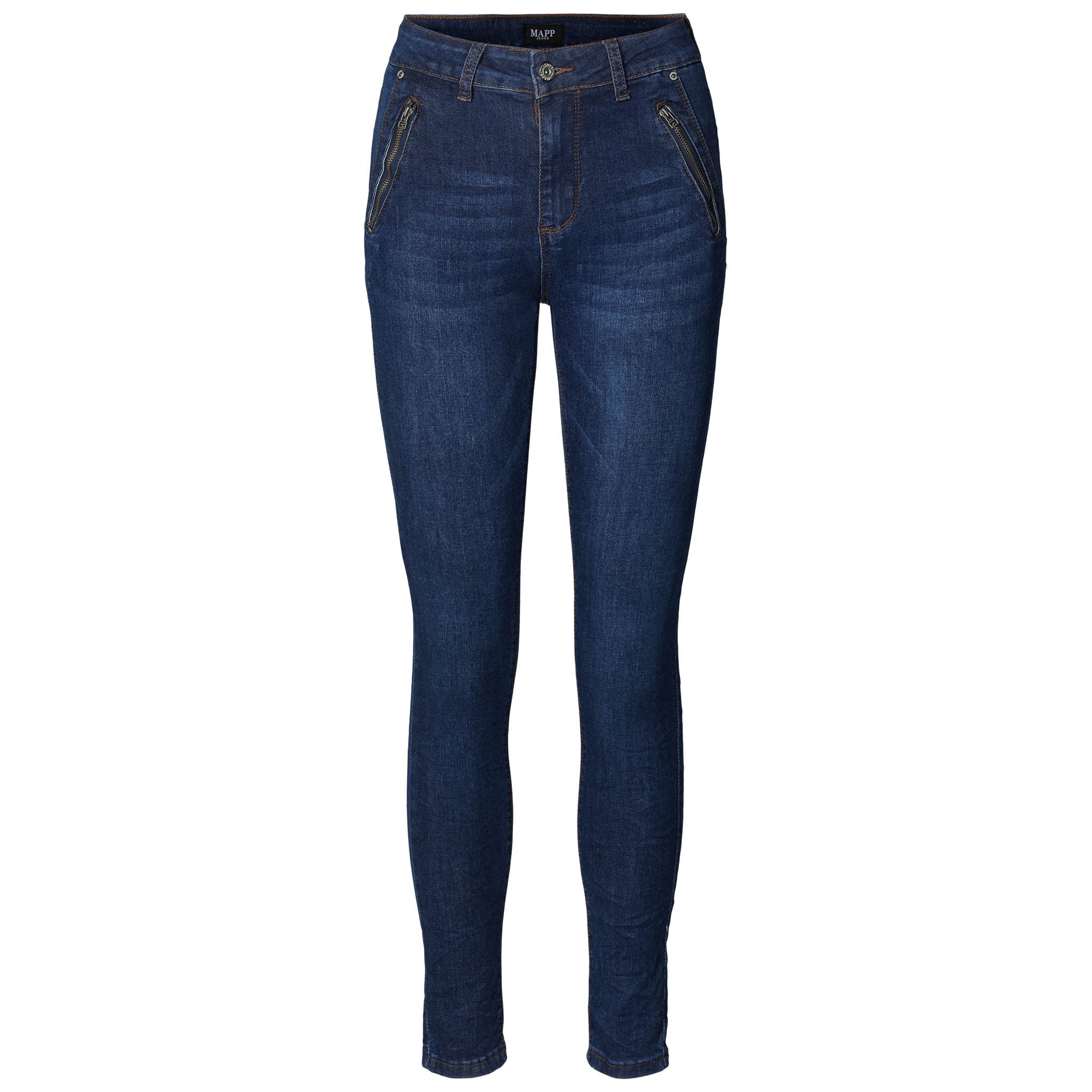 MAPP KATY DENIM JEANS DENIM/TWILL 969699 DARK BLUE USED