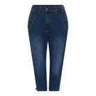 MAPP KATY PIRATE DENIM PANTS 3/4 939699 CLASSIC BLUE USED