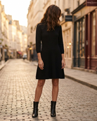 MOONDUST KNIT DRESS KNITWEAR 80 BLACK