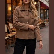 M JEANS KOKO JACKET OUTERWEAR 122 SOFT CAMEL