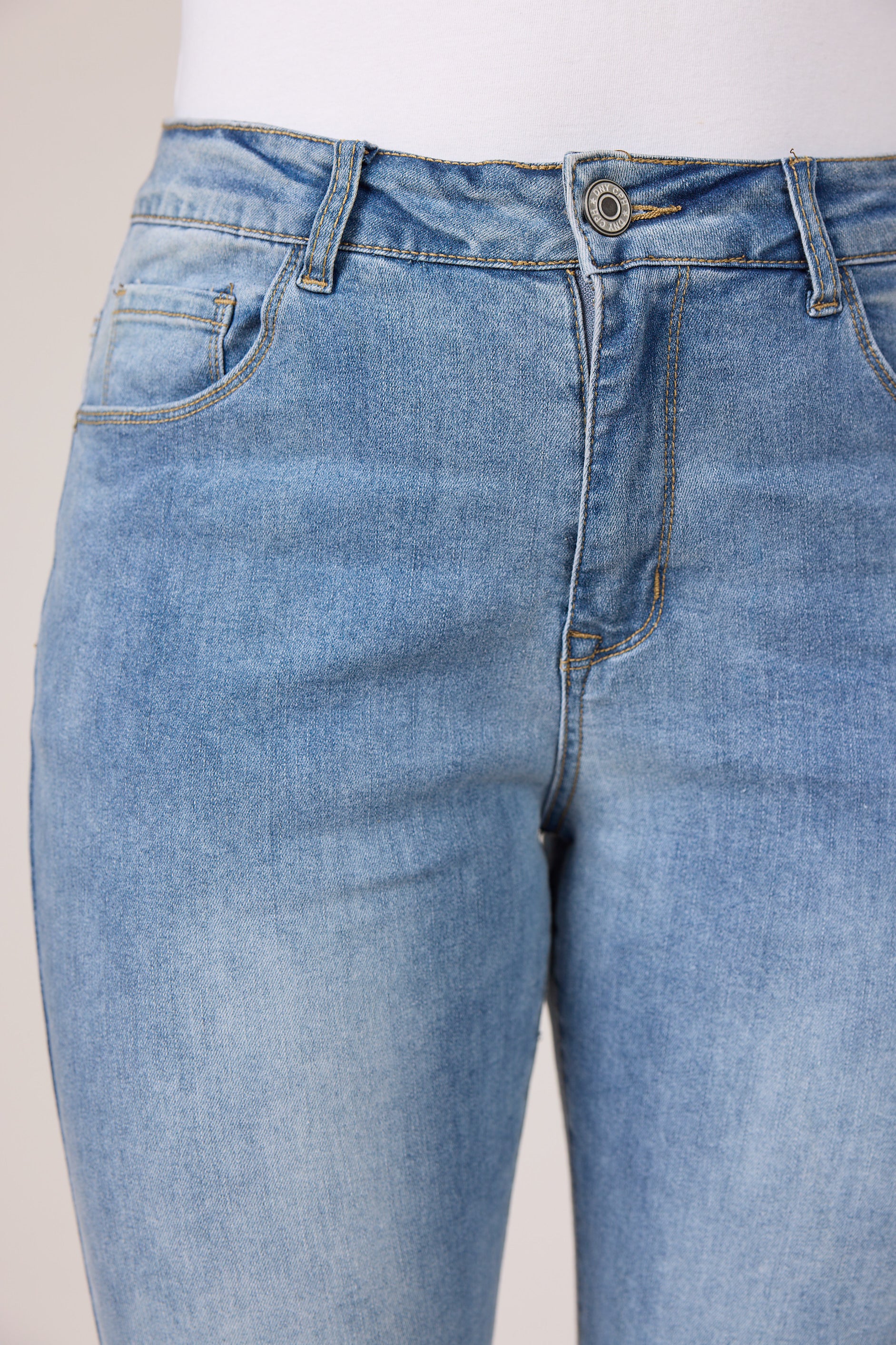 DNYcph KYLIE STAR DUST DENIM JEANS DENIM/TWILL 9196 LIGHT BLUE USED