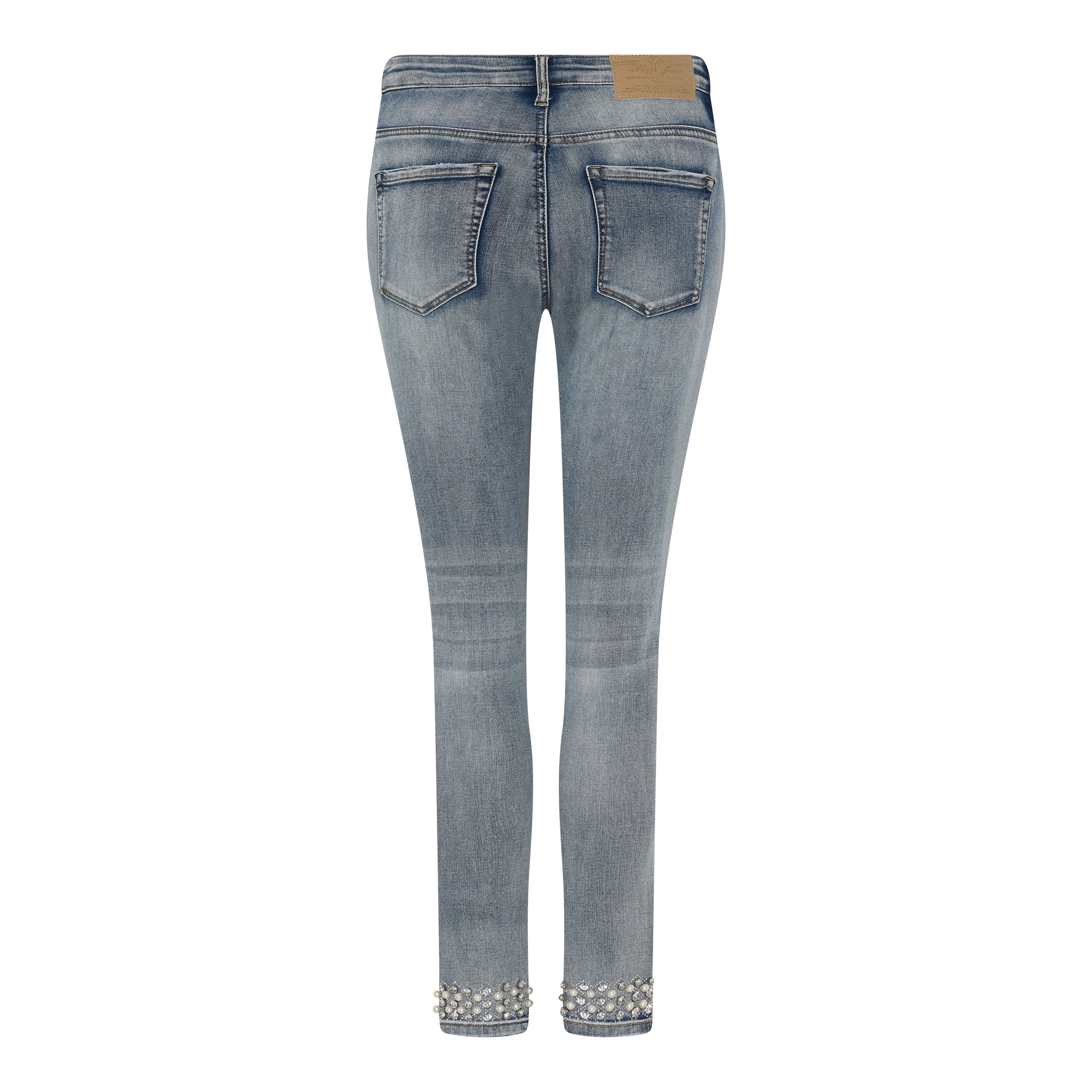 MAPP KYLIE STAR DUST DENIM JEANS DENIM/TWILL 919699 BENNETON LIGHT BLUE