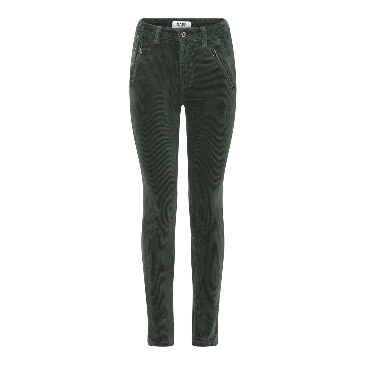 MAPP Katy 11W Corduroy Jeans CORD/FLØJL 546 BOTTLE GREEN