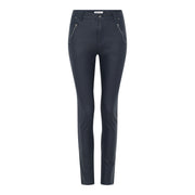 MAPP Katy Coated Jeans COATED 104 NAVY
