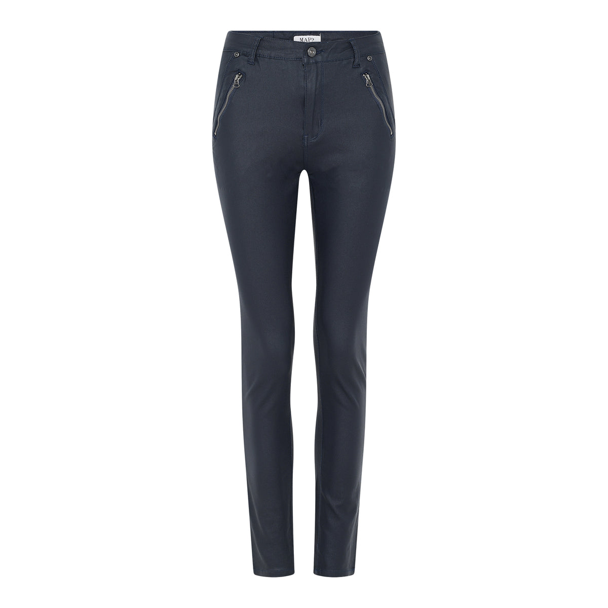 MAPP Katy Coated Jeans COATED 104 NAVY