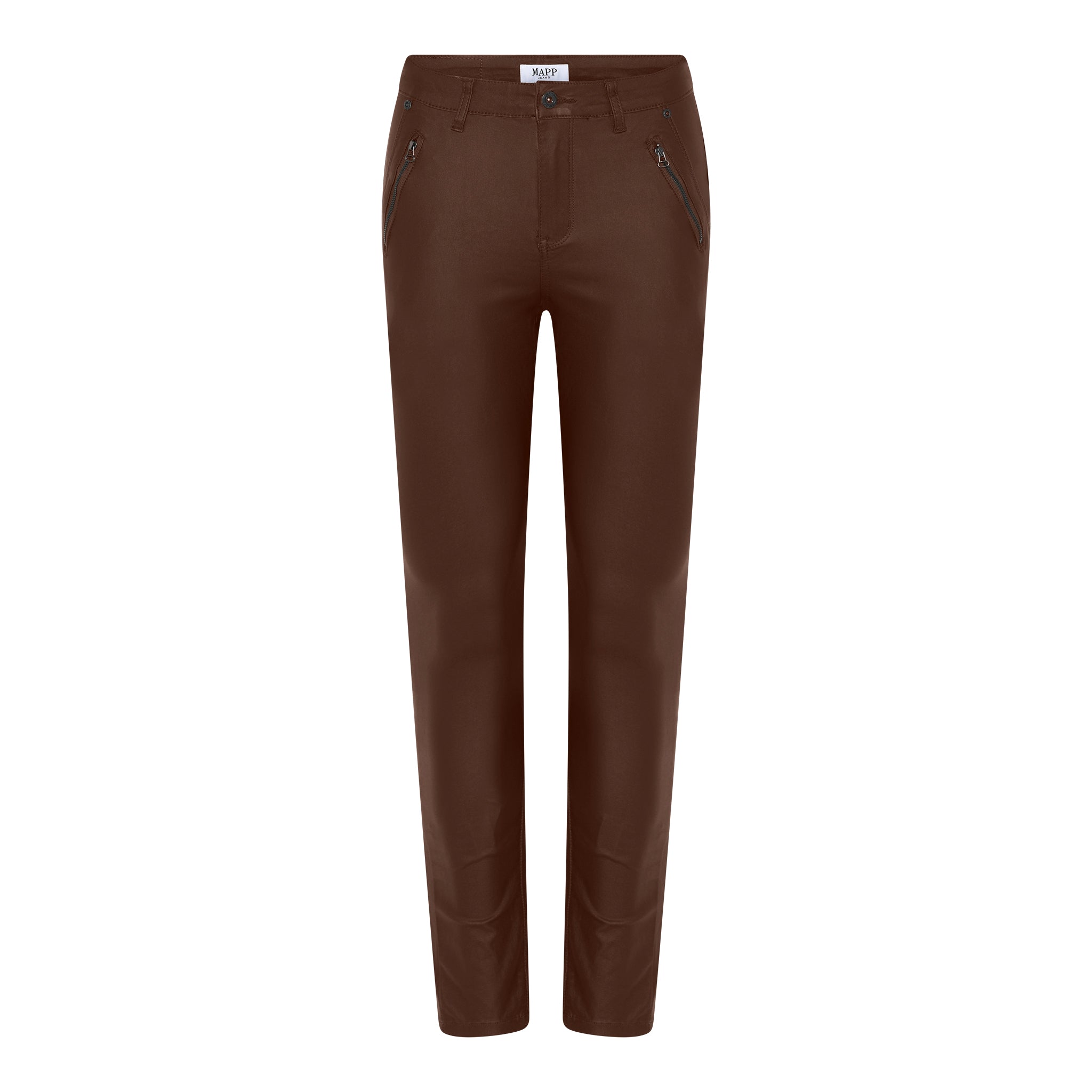 MAPP Katy Coated Jeans COATED 614 MOCHA