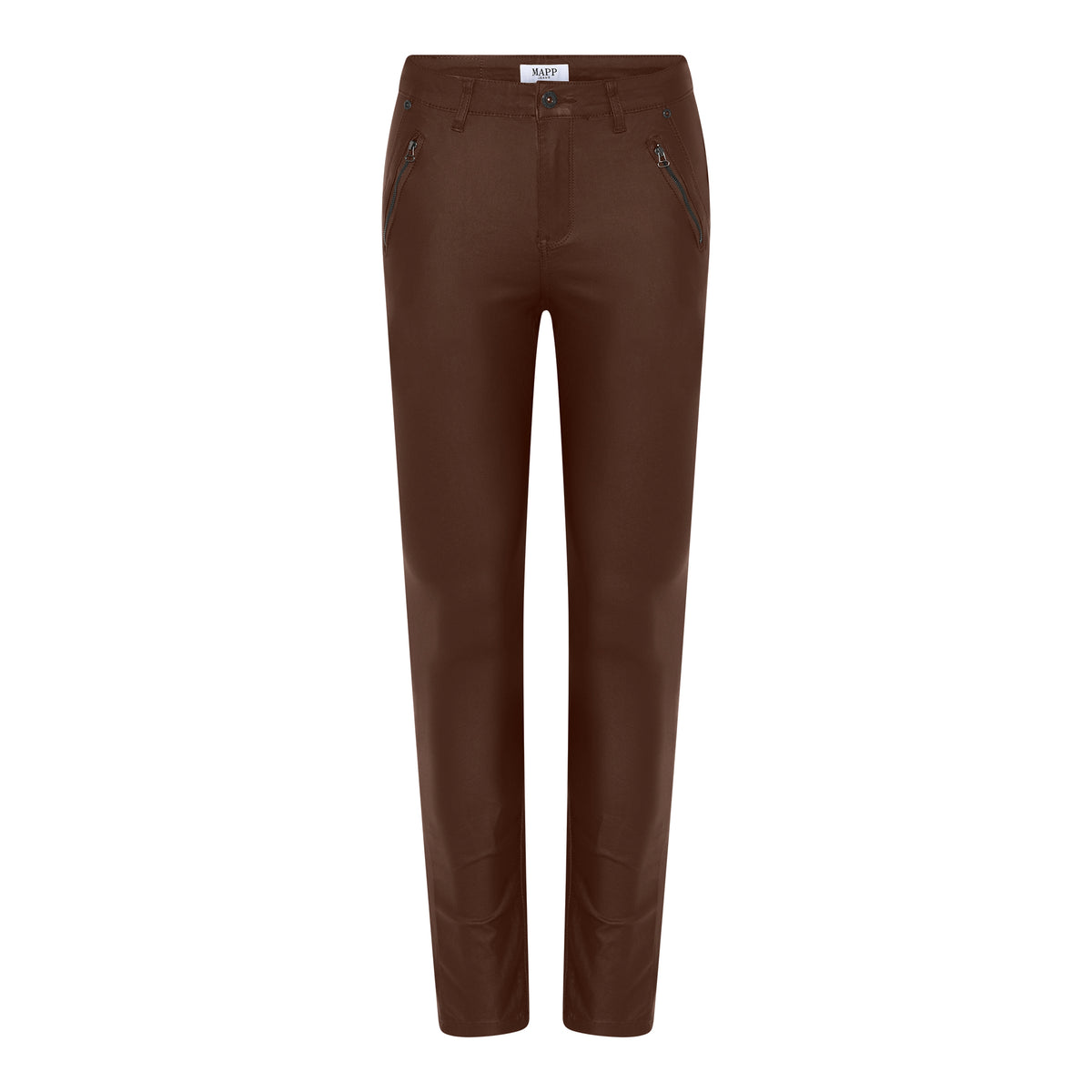 MAPP Katy Coated Jeans COATED 614 MOCHA