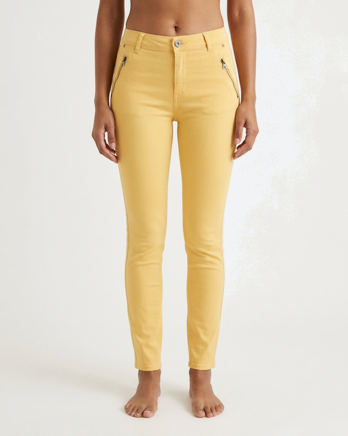 MAPP Katy Twill Jeans DENIM/TWILL 141 SOFT YELLOW