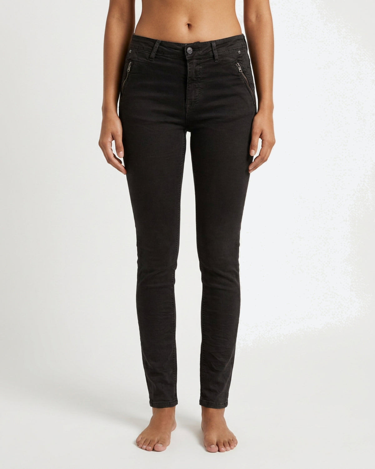 MAPP Katy Twill Jeans DENIM/TWILL 129 CHOCOLATE