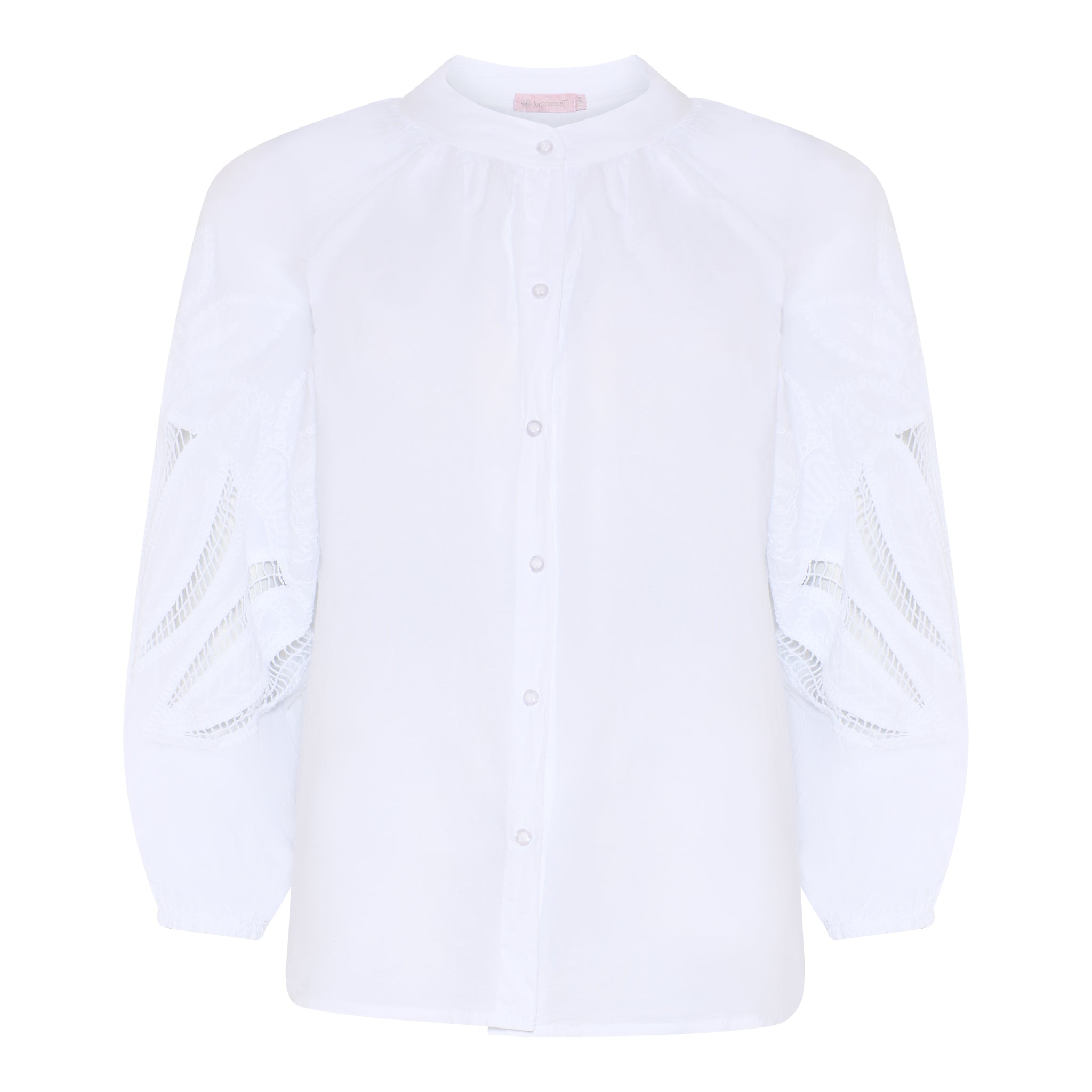 MARC LAUGE LACE LUX SHIRT BLOUSE/SHIRT 10 WHITE