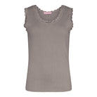 M JEANS LACE RIB TOP TOP/T-SHIRT