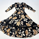 MOONDUST LEAVES DRESS LONG DRESS/JUMPSUIT 505 TERRACOTTA