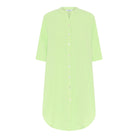 MAPP LEA LONG DRESS LINEN 266 APPLE GREEN