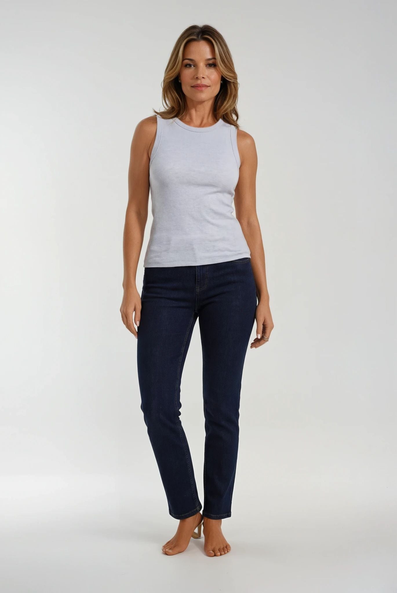 MARC LAUGE LENA DENIM JEANS DENIM/TWILL 99 DARK BLUE DENIM