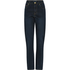 MARC LAUGE LENA DENIM JEANS GOLD ACC. DENIM/TWILL 9896 DARK BLUE USED
