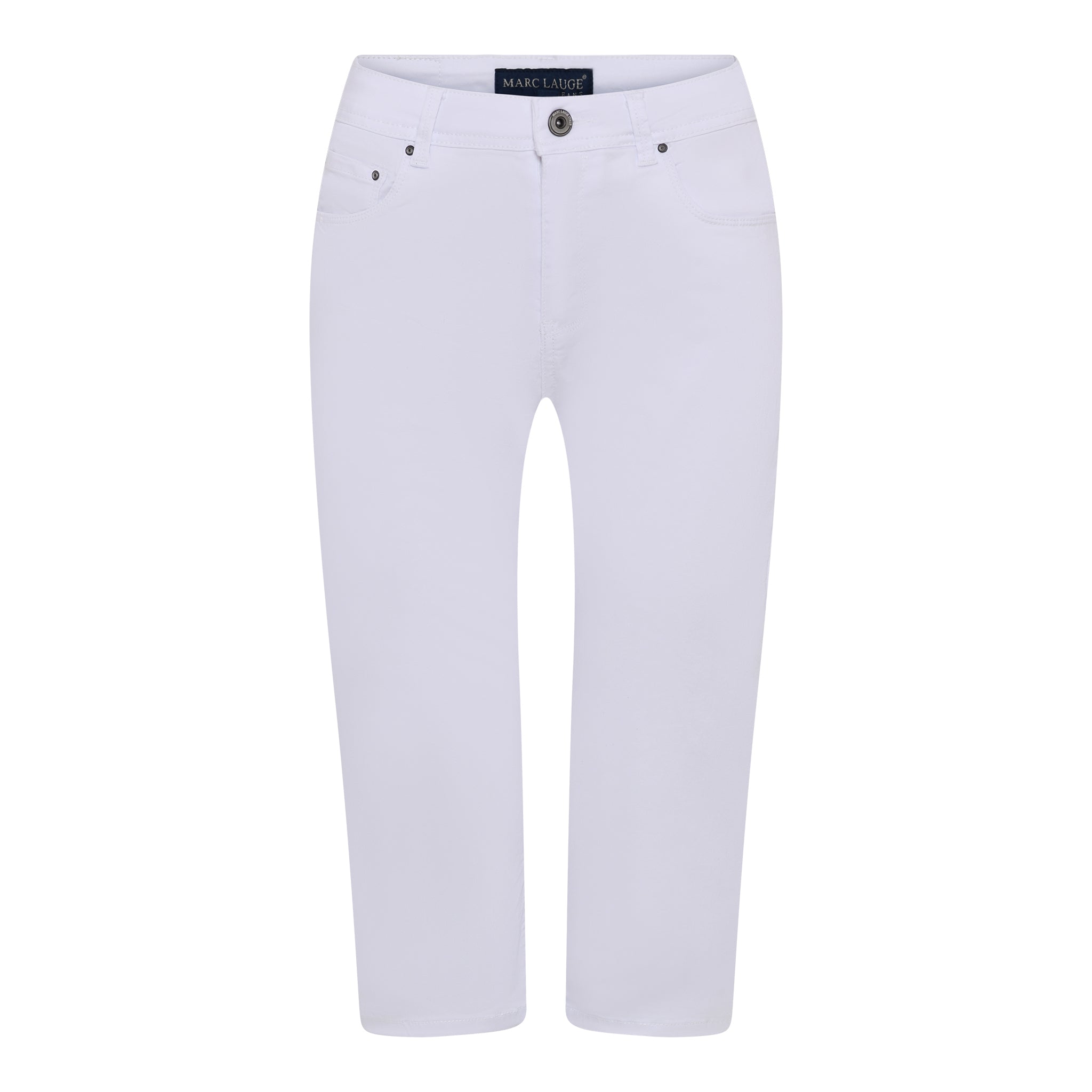 MARC LAUGE LENA PIRAT TWILL JEANS PANTS 3/4 10 WHITE