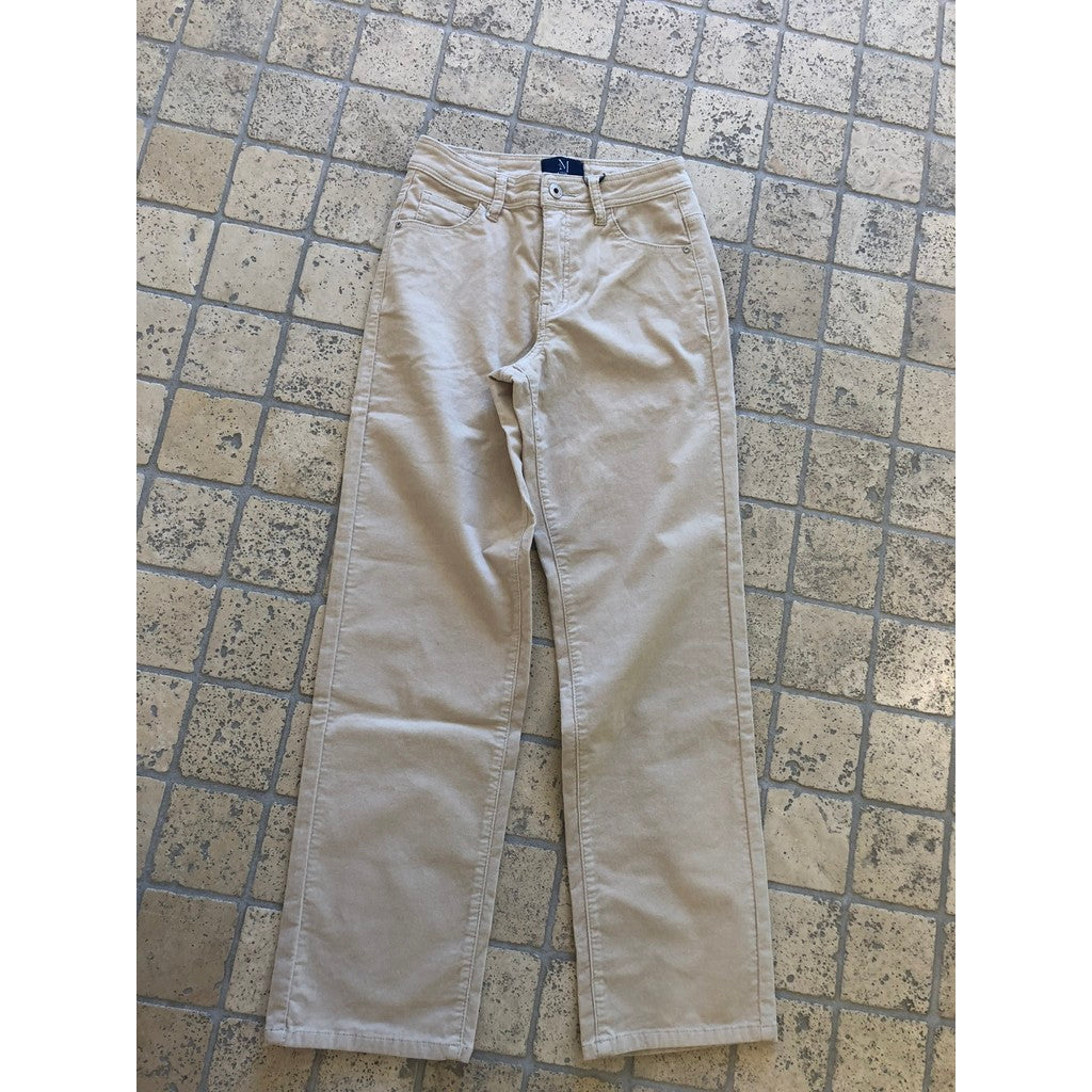 M JEANS LENA VEGA STRAIGHT BABY CORDUROY JEANS CORD/FLØJL 27 SAND