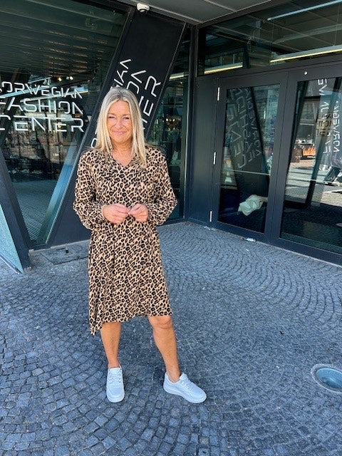 MARC LAUGE LEO CREPE DRESS DRESS/JUMPSUIT 626 LEOPARD