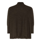 M JEANS LIV TURTLE BIG KNIT KNITWEAR 129 CHOCOLATE