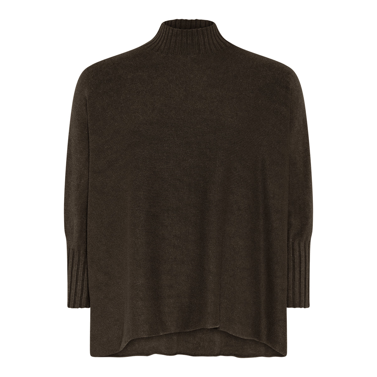 M JEANS LIV TURTLE BIG KNIT KNITWEAR 129 CHOCOLATE