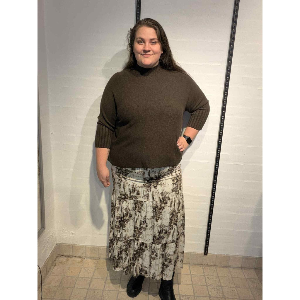 DNYcph LIV TURTLE NECK BIG KNIT KNITWEAR 129 CHOCOLATE