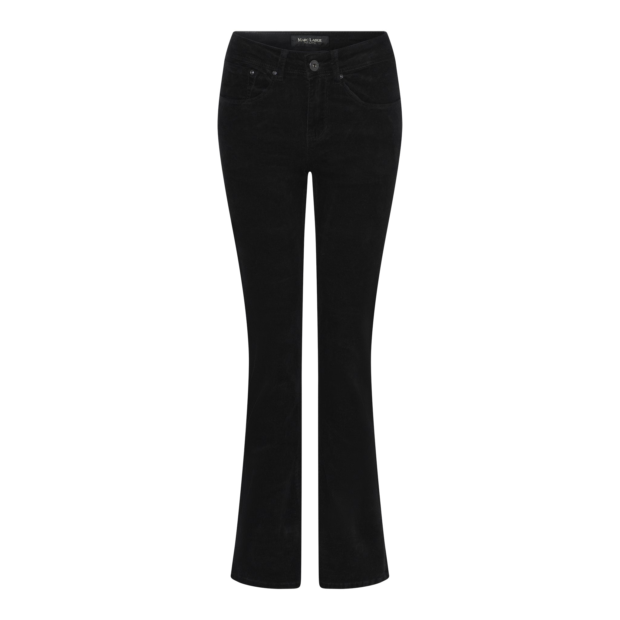 MARC LAUGE LOYAL BABY CORD BOOTCUT JEANS CORD/FLØJL 80 BLACK