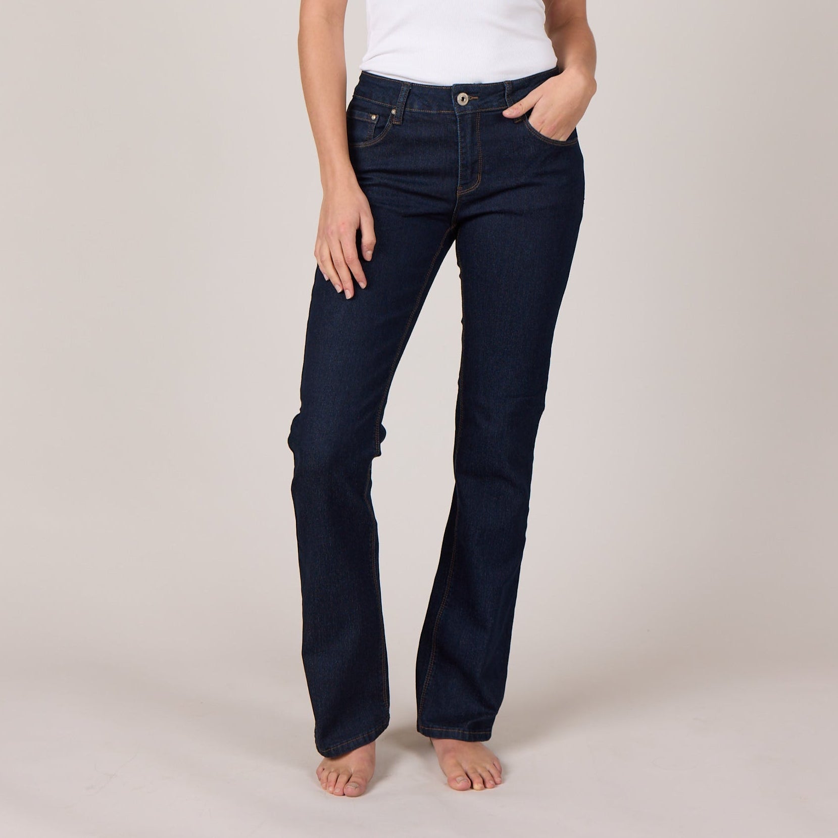 MARC LAUGE LOYAL BOOTCUT DENIM JEANS DENIM/TWILL 98 DARK BLUE